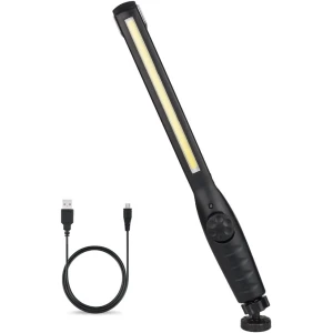 Llanterna de taller LED recarregable amb 4 modes i base magnètica per a taller i automòbils