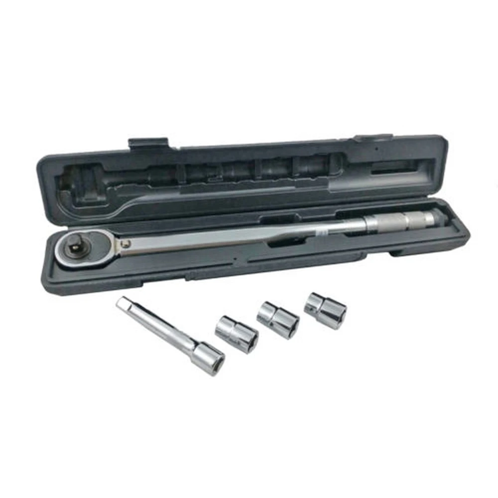 Clau dinamomètrica 1/2'' 28-210 Nm amb allargador i 3 vasos TSX TOOL