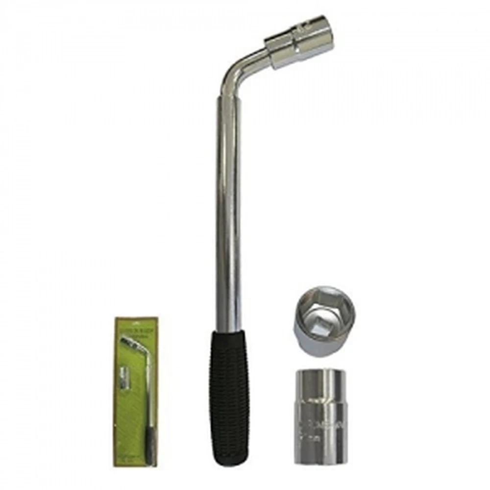 Clau telescòpica extensible per a rodes de cotxe amb vasos reversibles 17-23 mm