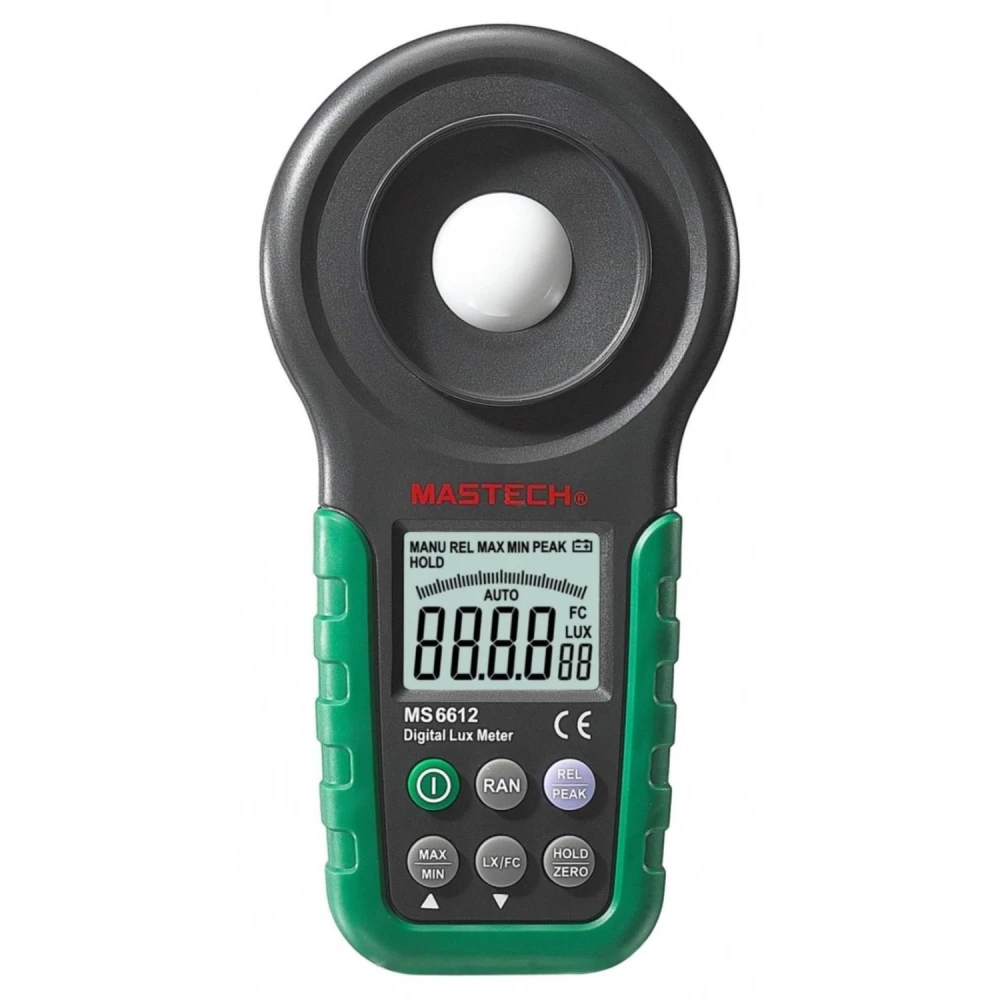 Luxómetro Profesional Mastech MS6612 para medición precisa de luz