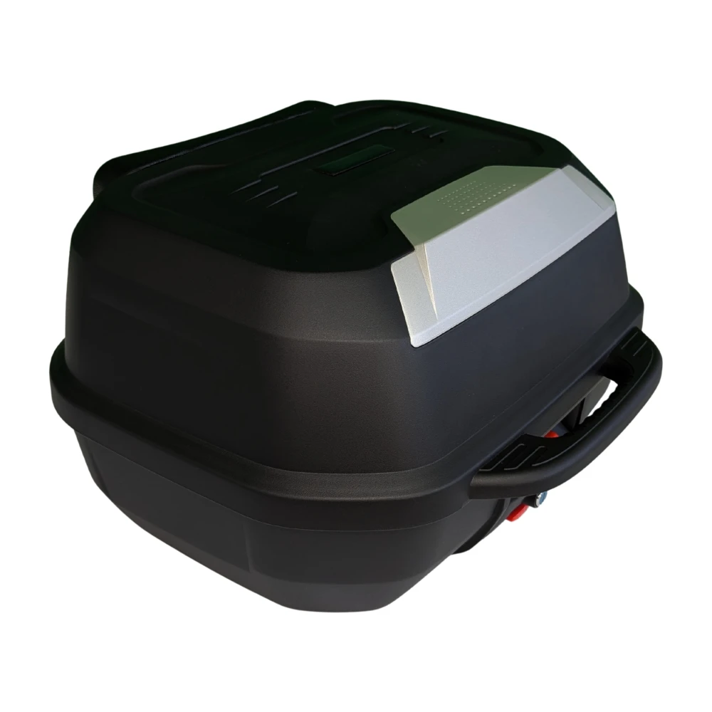 Maleta portacasco moto 47L - Bagul universal desmuntable amb pany i respatller