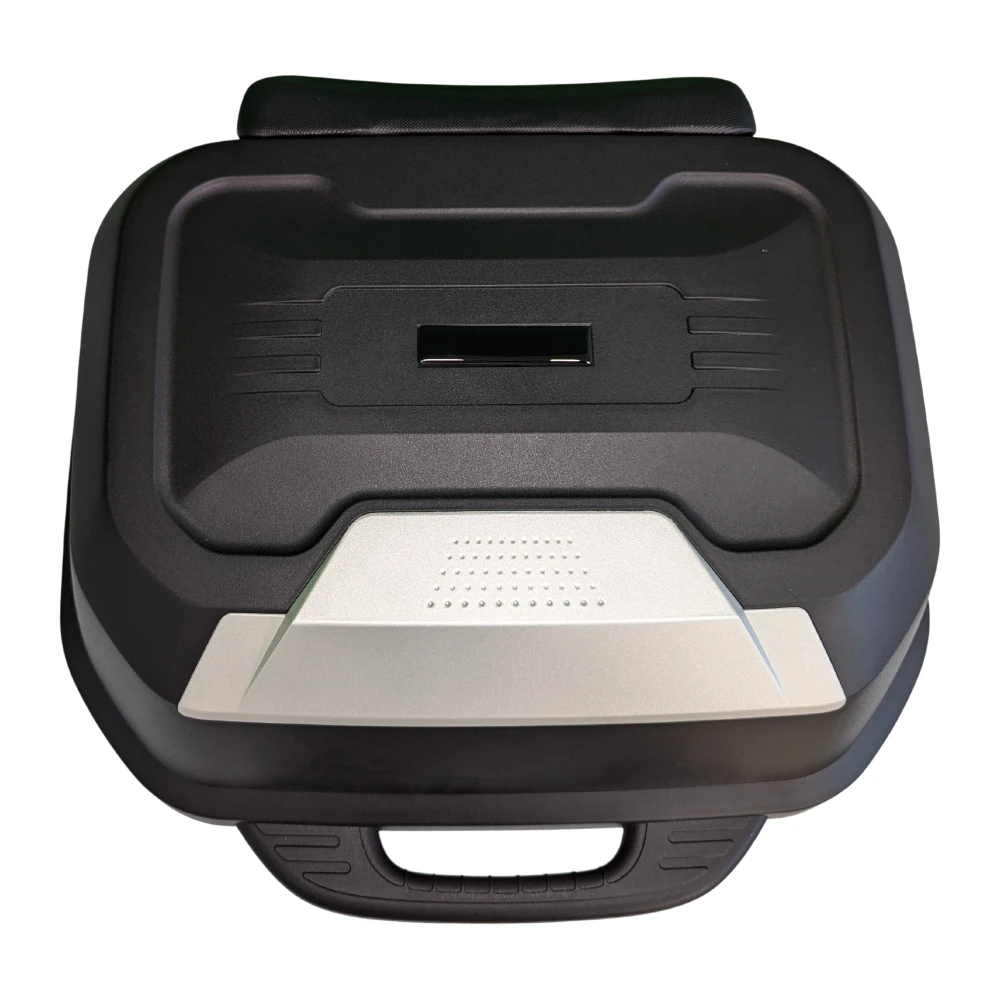 Maleta portacasco moto 47L - Bagul universal desmuntable amb pany i respatller