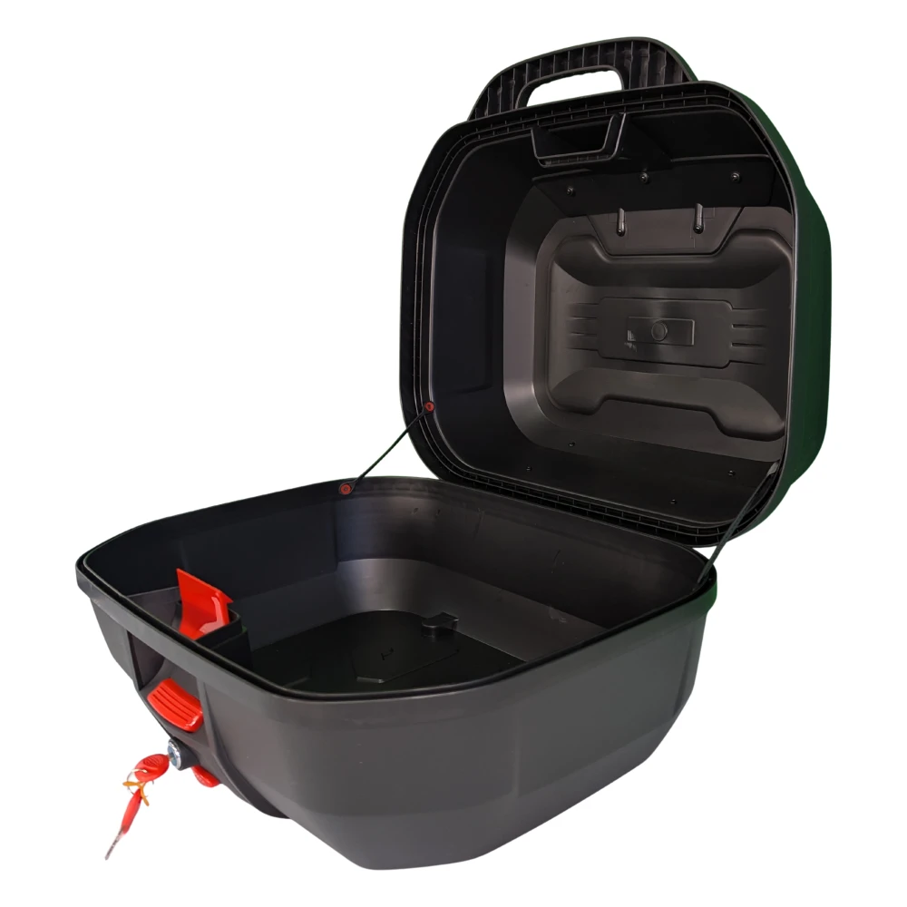 Maleta portacasco moto 47L - Bagul universal desmuntable amb pany i respatller
