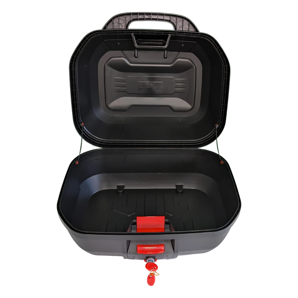 Maleta portacasco moto 47L - Bagul universal desmuntable amb pany i respatller