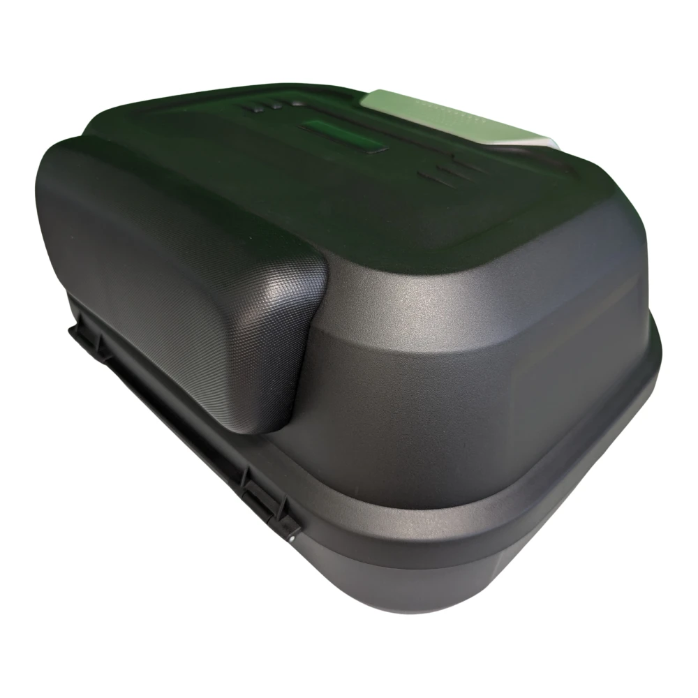 Maleta portacasco moto 47L - Bagul universal desmuntable amb pany i respatller