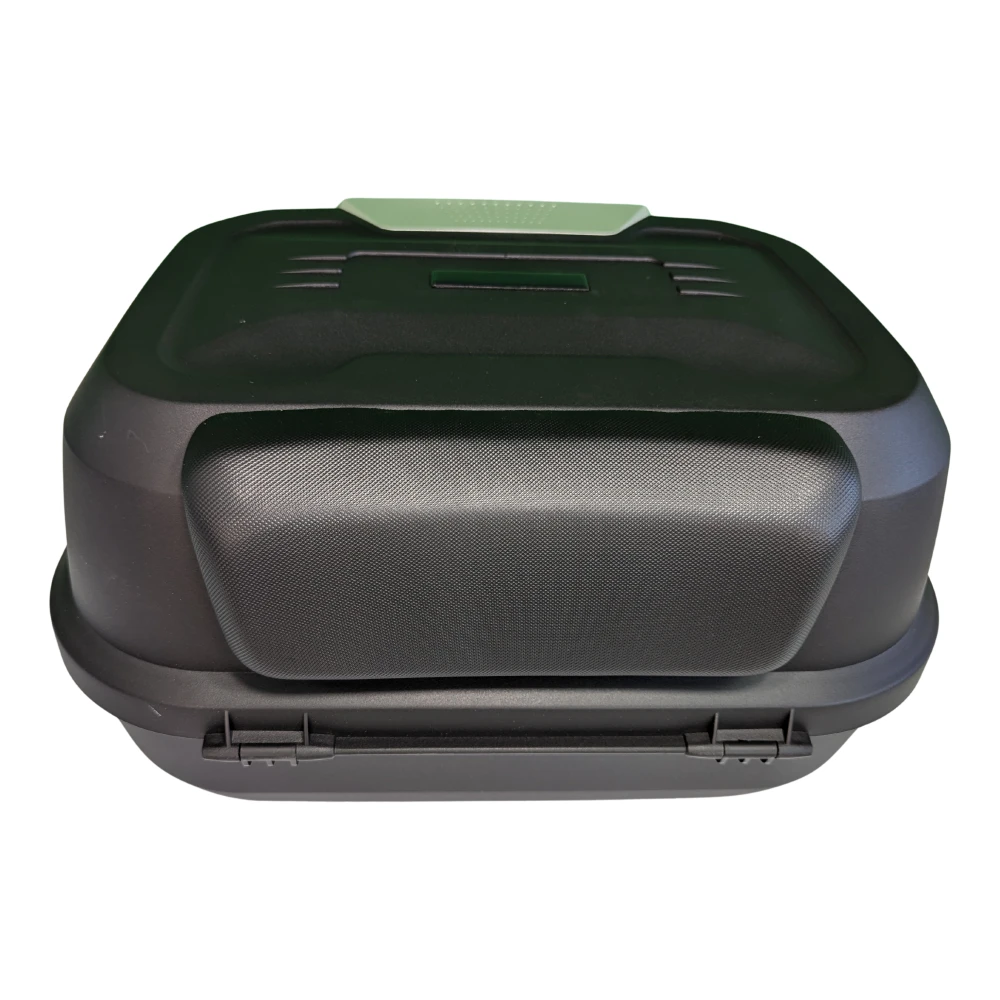 Maleta portacasco moto 47L - Bagul universal desmuntable amb pany i respatller