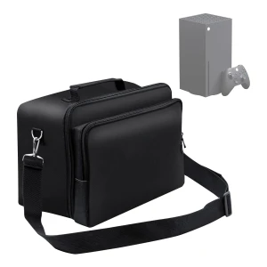Maletí de viatge per a Xbox Series X amb funda protectora i espai per a accessoris