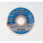 Malla desoldadora GOOT WICK CP-2515 de 2,5 mm x 1,5 metres