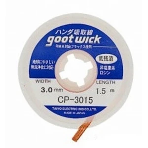 Malla dessoldadora GOOT WICK CP-3015 per a reparacions electròniques professionals