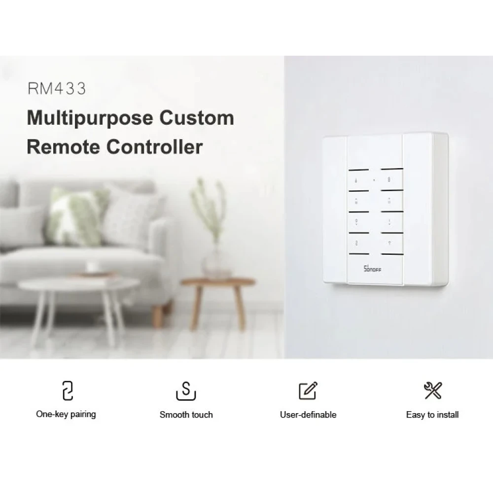 Comandament a distància SONOFF RM433R2 per a dispositius 433MHz