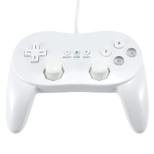 Mando Clàssic Pro Wii blanc compatible per a Nintendo Wii