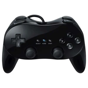 Mando Clàssic Pro Wii Negre Compatible per a Nintendo Wii