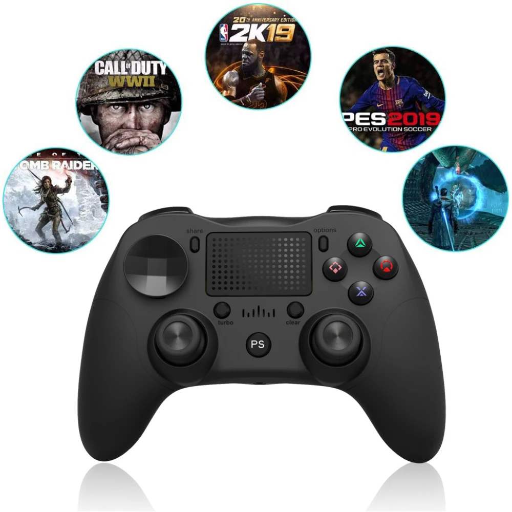 Comandament compatible PS4 blanc sense fil DoubleShock 4