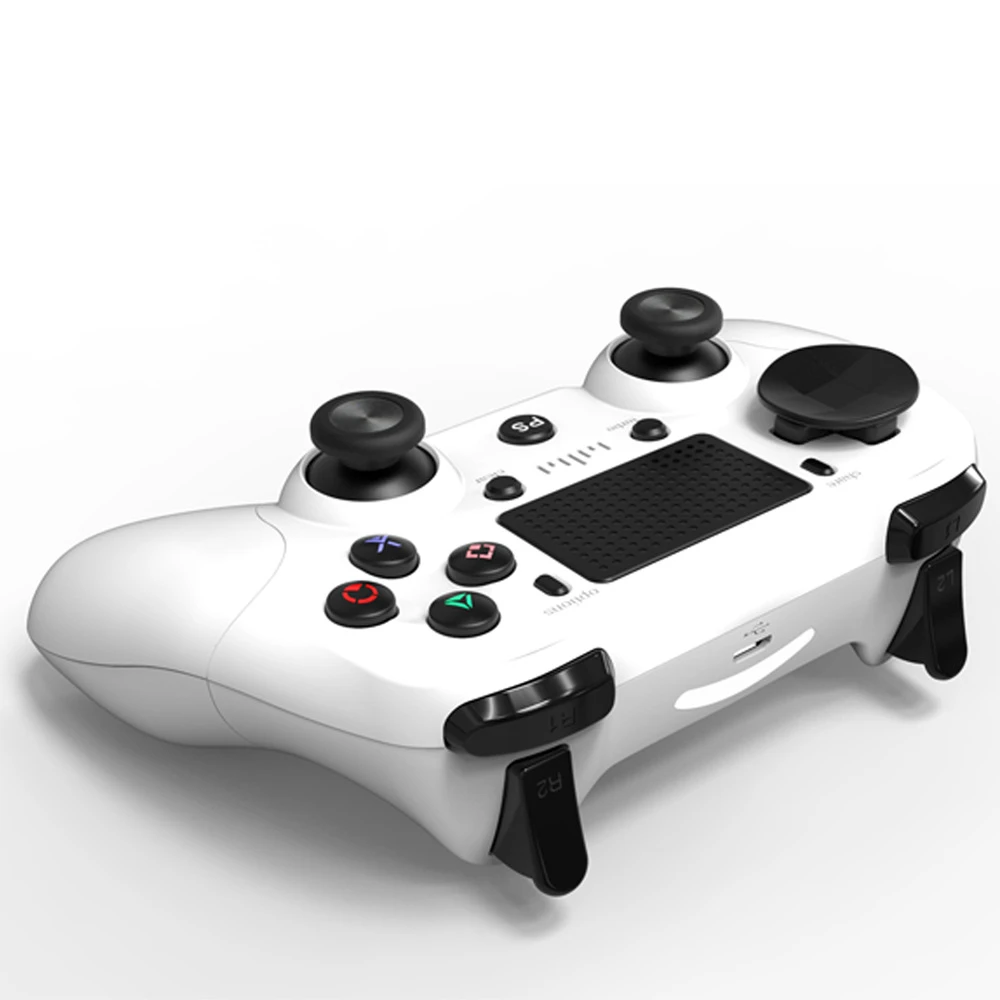 Comandament compatible PS4 blanc sense fil DoubleShock 4