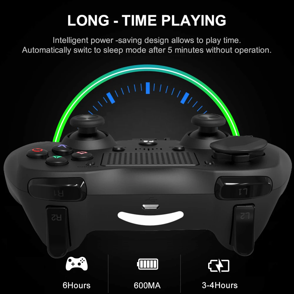 Comandament compatible PS4 blanc sense fil DoubleShock 4