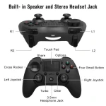 Comandament compatible PS4 sense fil negre DoubleShock 4