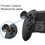 Comandament compatible PS4 sense fil negre DoubleShock 4