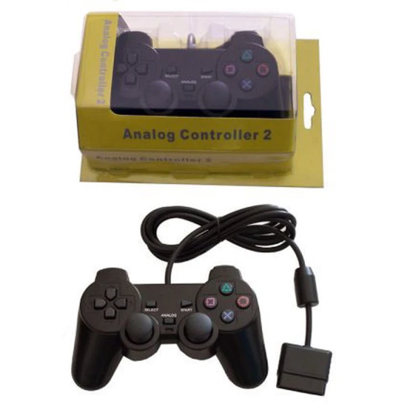 Comand Dual Shock per a Sony Playstation 2 compatible amb vibració