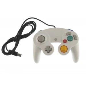 Comandament GameCube per a Wii blanc amb vibració - Controlador satkit
