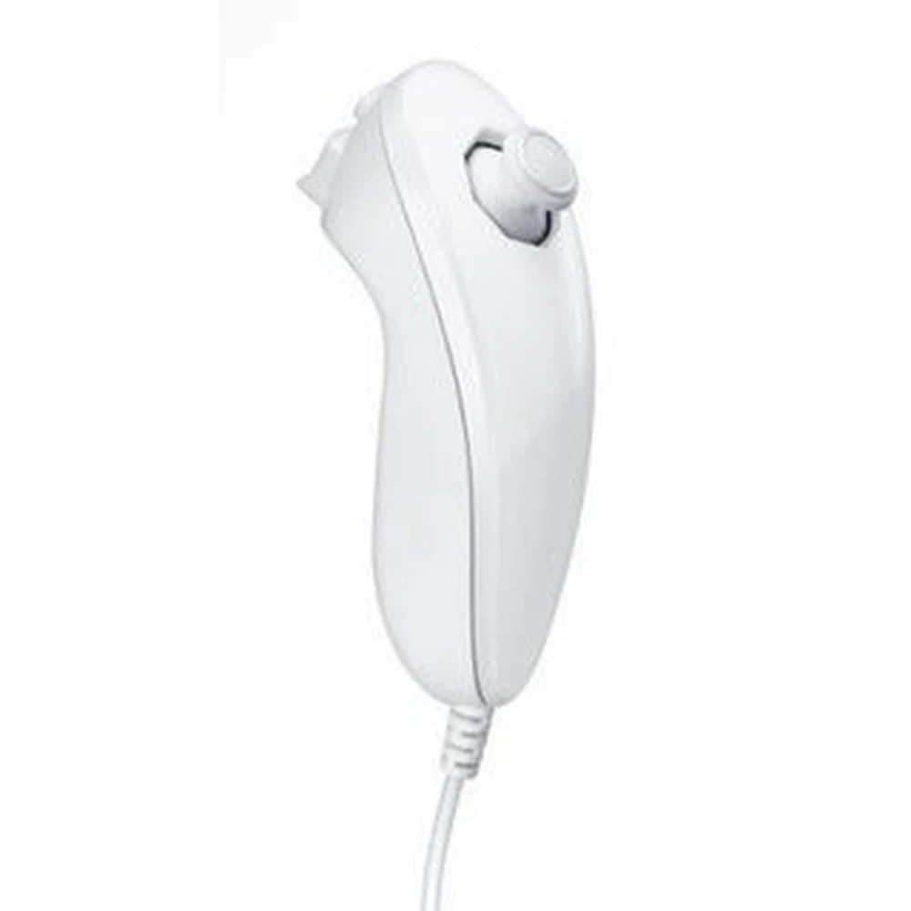 Nunchuck Wii compatible blanc per a un control precís i còmode