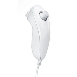 Nunchuck Wii compatible blanc per a un control precís i còmode
