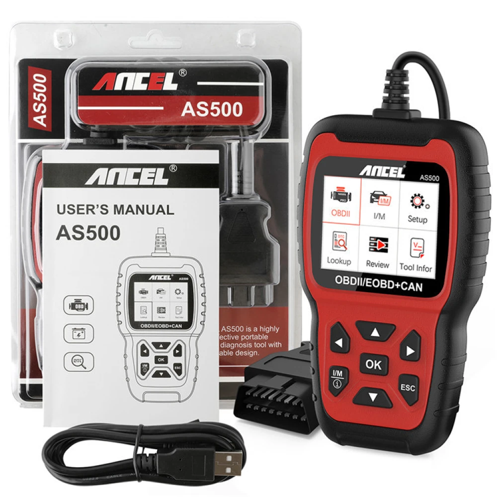 Escàner de diagnosi Ancel AS500 OBD2 per a vehicles