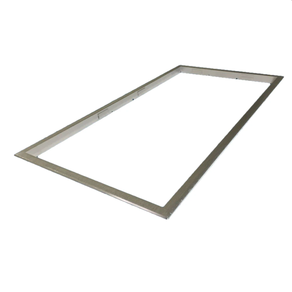 Marc d'encastar per a panell LED 120x30 cm en sostres no desmuntables
