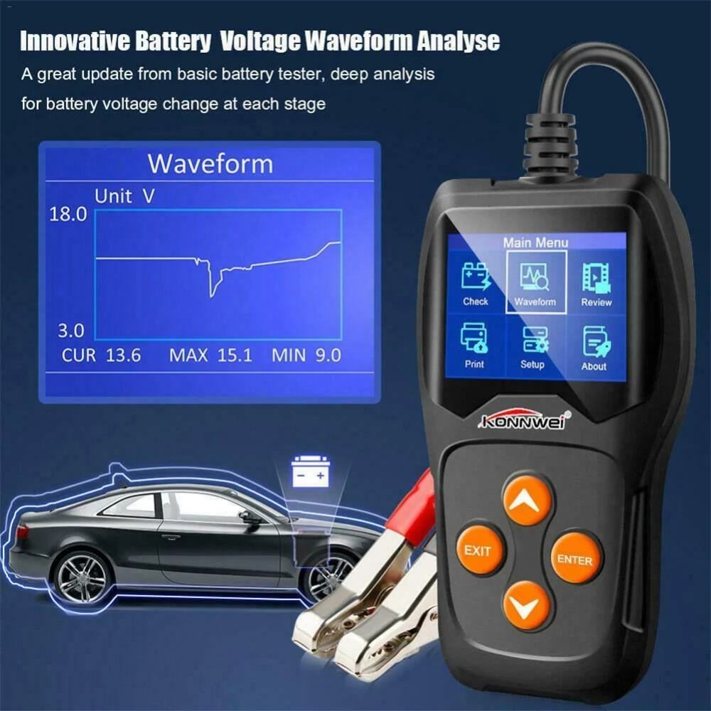 Medidor Konnwei KW600 con diseño compacto y moderno
