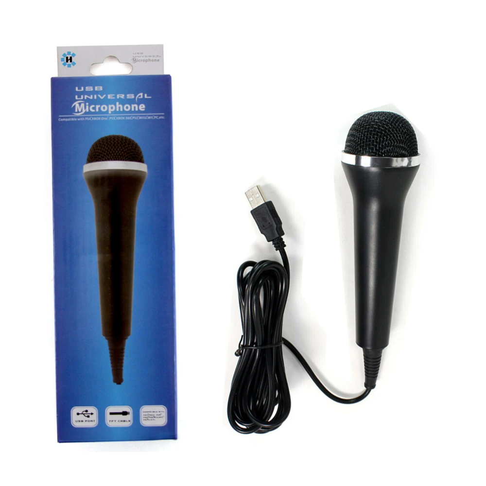 Micrófono USB para consolas PS4, Xbox 360 y PC con conexión plug and play