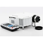 Mini projector 1080p UC28+ amb AV, USB, SD Card, VGA i HDMI