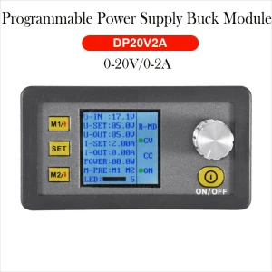 Hongshengfeng Mòdul d'alimentació programable DP20V2A amb pantalla LCD d'alta precisió