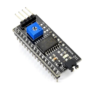 satkit Mòdul interfície I2C per a Arduino 1602 LCD i 2004 LCD compatible i eficient