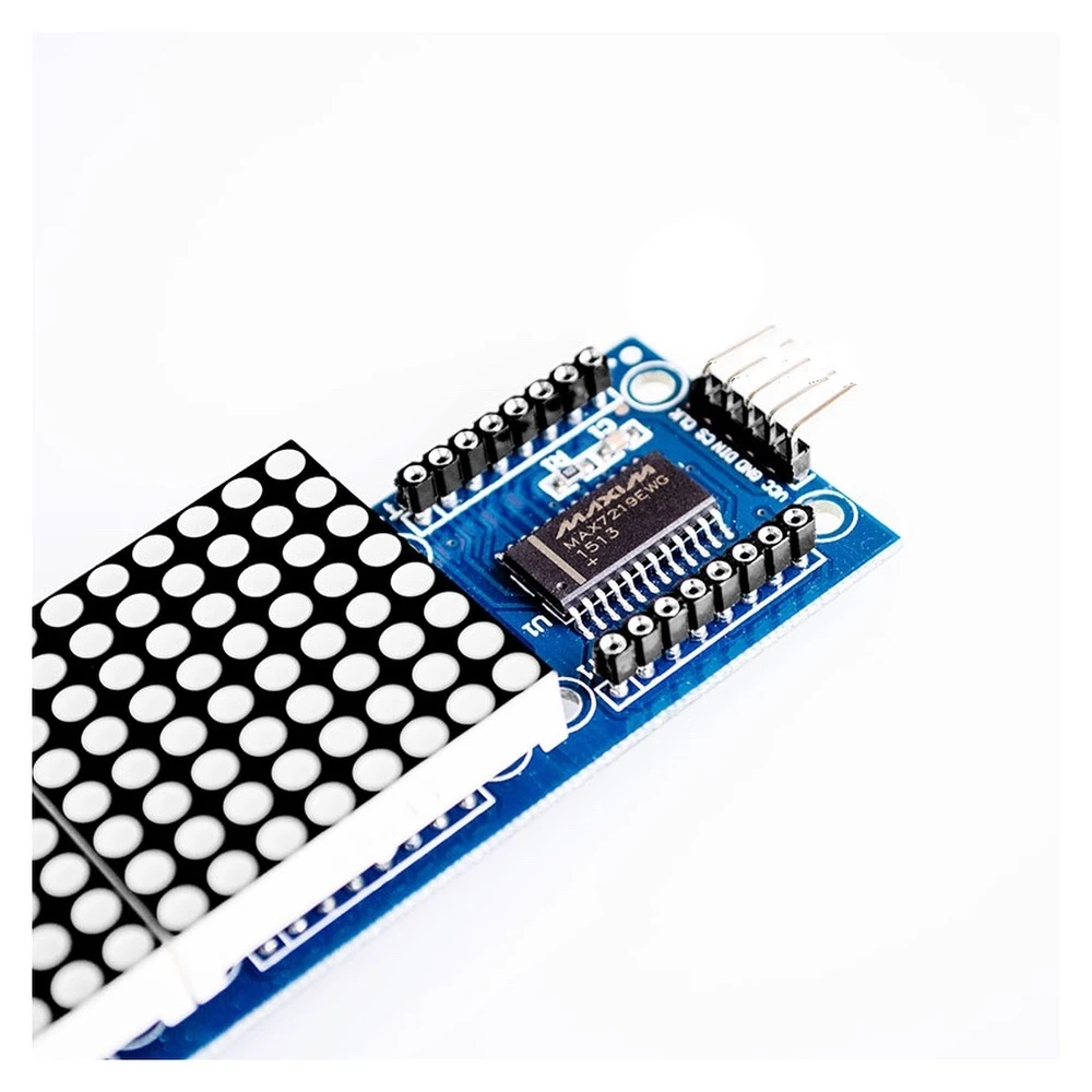 Vista lateral del módulo matriz de puntos 8x8 MAX7219 para Raspberry Pi