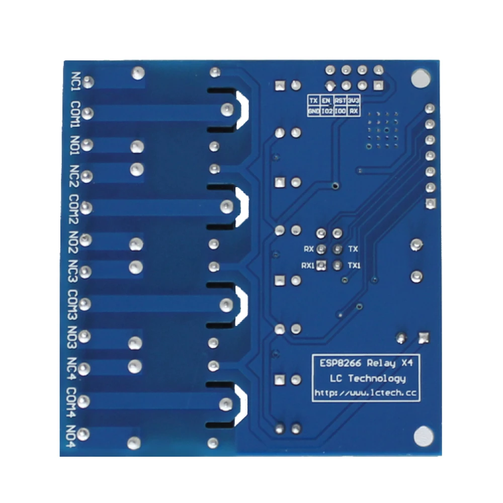 Mòdul relé WiFi 4 canals ESP8266 per a control remot smart home