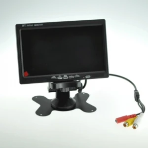 Monitor encastable de 7 polzades per a cotxe amb 2 entrades de vídeo