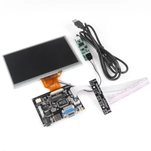 Monitor TFT LCD 7 polzades per a Raspberry Pi amb tàctil i HDMI VGA 2AV