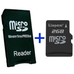 Adaptador MS Pro Duo + MicroSD 2GB compatible amb Sony PSP