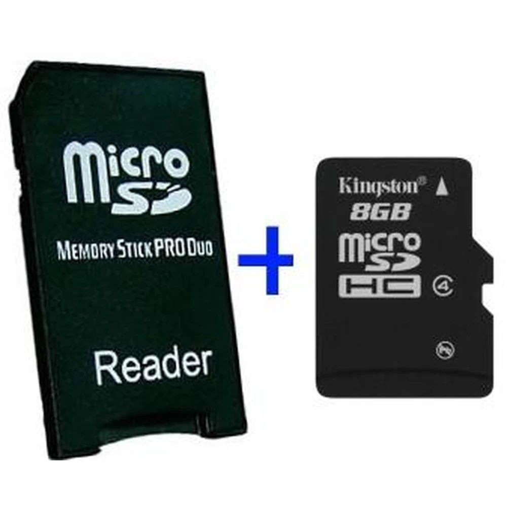Adaptador MS Pro Duo MicroSD 8GB per a PSP