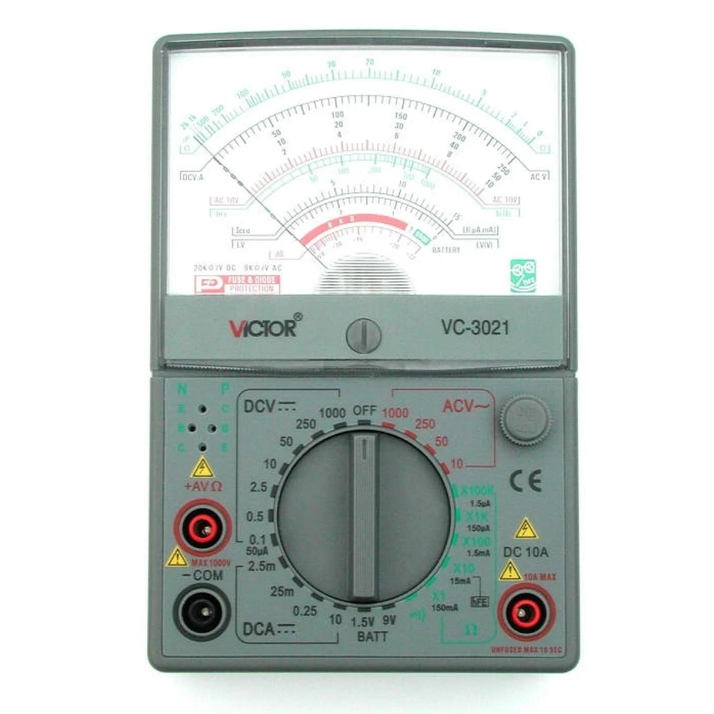 Multímetre analògic Victor VC3021: instrument de mesura fiable i precís