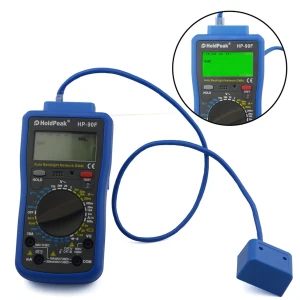 Multímetre digital HoldPeak HP-90F amb prova RJ11 i RJ45