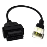 Cable OBD2 de diagnòstic per a moto Benelli ECU Delphi