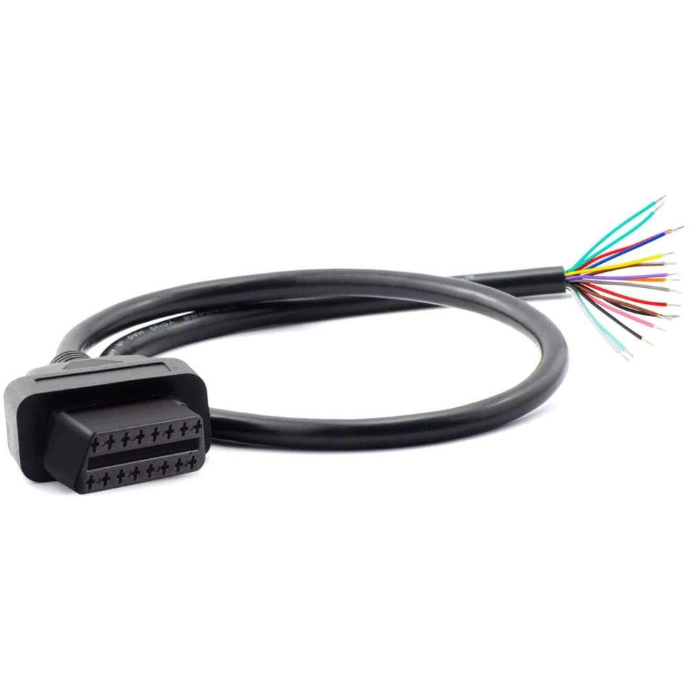 Cable extensió OBD2 femella 1 m per a diagnòstic automotriu precís