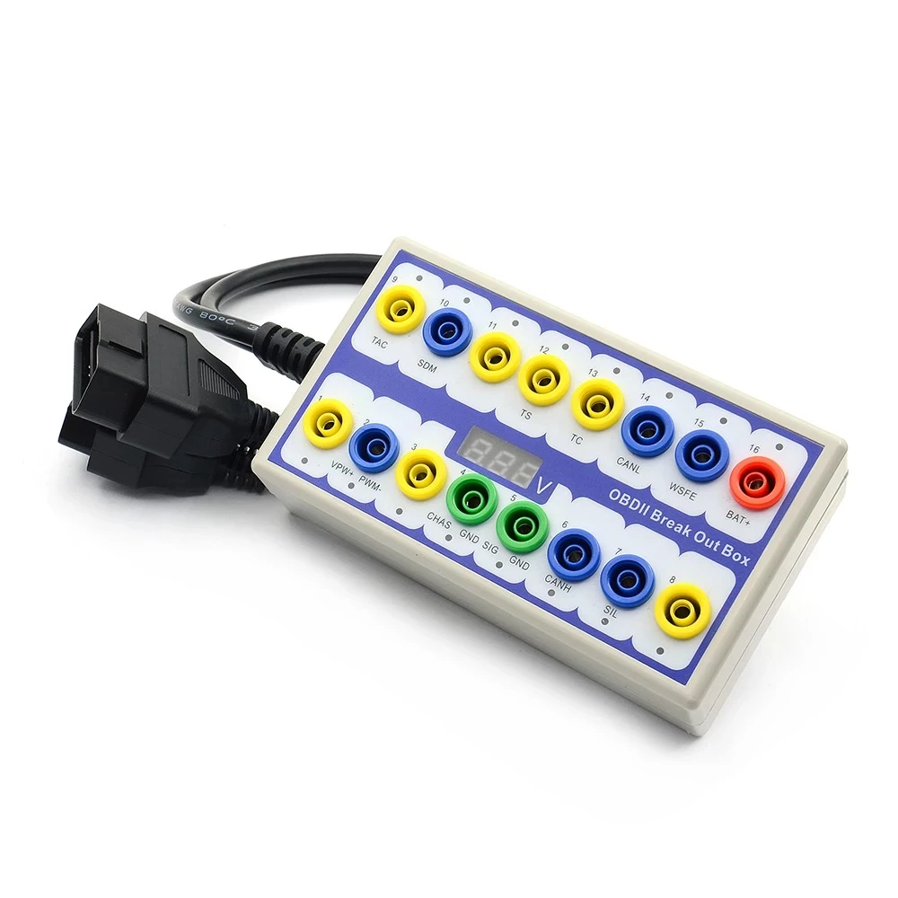 OBDII Breakout Box detector de protocol - eina de diagnòstic professional