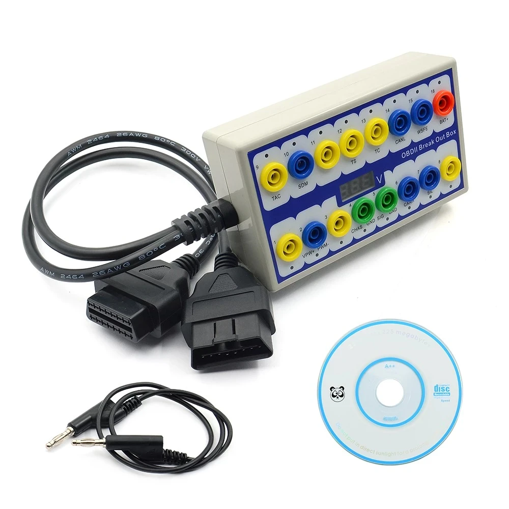OBDII Breakout Box detector de protocol - eina de diagnòstic professional
