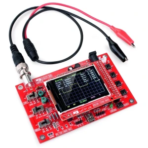 Hantek Osciloscopio Digital DSO138 ensamblado con pantalla TFT de 2.4 pulgadas y sonda