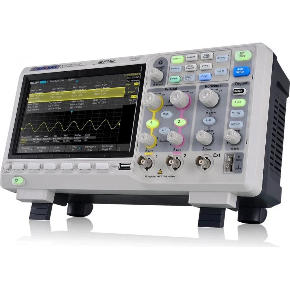 Oscil·loscopi digital Siglent SDS1202X-E 200 MHz amb 2 canals