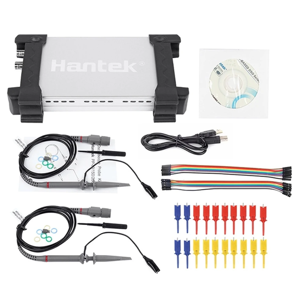 Oscil·loscopi Hantek 6022BL USB digital 16 canals 20 MHz per a PC