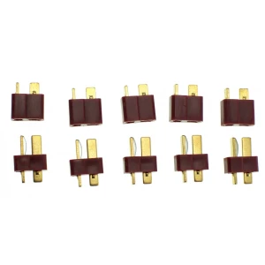 satkit Pack 10 connectors T-Dean (5 mascle + 5 femella) per a drons i RC