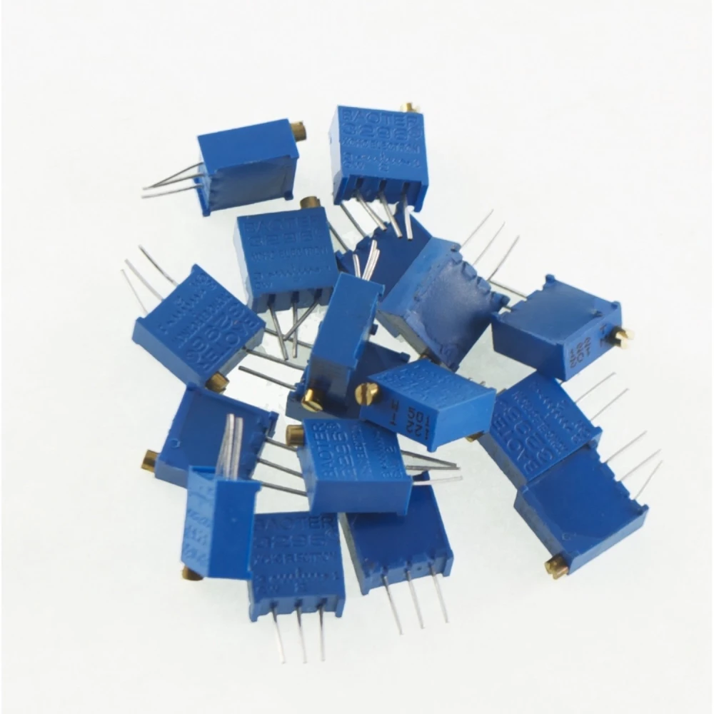 Pack 17 Potenciòmetres de Precisió Multivolta Lineal DIP amb 17 Valors Diferents