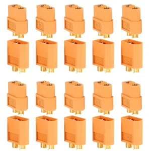 satkit Pack 20 connectors XT60 (10 femella + 10 mascle) Amass per a bateries LiPo